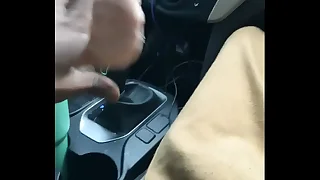 Mature lyft driver jacks my bbc on the way home